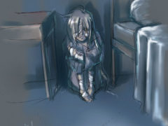 怯える
